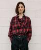 ARTID Oversized Check Shirt_Red
