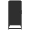 Vidaxl Szafka, Czarna, 68X35X76 Cm, Materiał Drewnopochodny I Metal