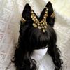 Tassel Animal Ears Hairband Golden Wings Egypt Style Headwear  Hair Styling Accessory