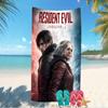 Beach Towel with resident Evil Pattern - soft,absorbent,machine washable Lightweight&Modern,swimming,Travel Essentials