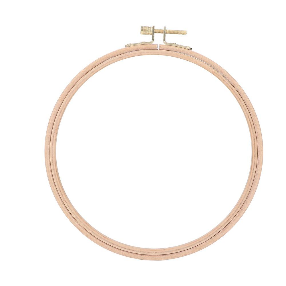 Beech Wood Wood Embroidery Hoop Adjustable Tightness DIY Embroidery Hoop For DIY Sewing