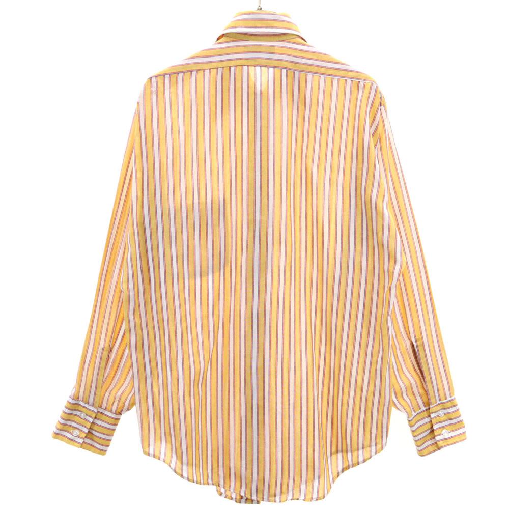 VAN HEUSEN 70s Striped Pattern Long Sleeve Shirt 15/32 417 Old Vintage Men's Used