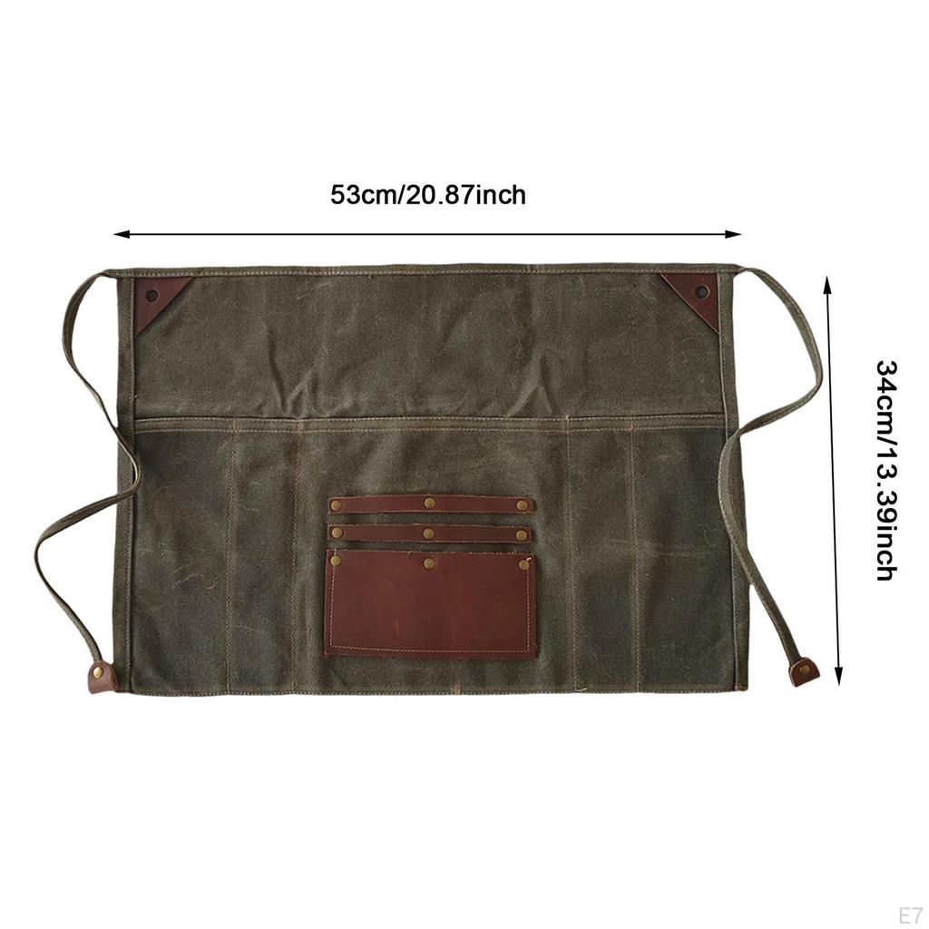 Cross Back Belt Work Waist Apron for Restaurant Staff