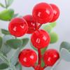 Red Fruit Candlestick Wreath Artificial Flower Eucalyptus Leaves Wreath  Christmas