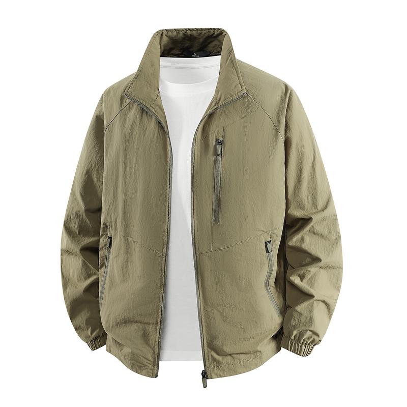Jacket Men's Baseball Uniform Men's Coat Top Outdoor Sports Loose Casual Jacket