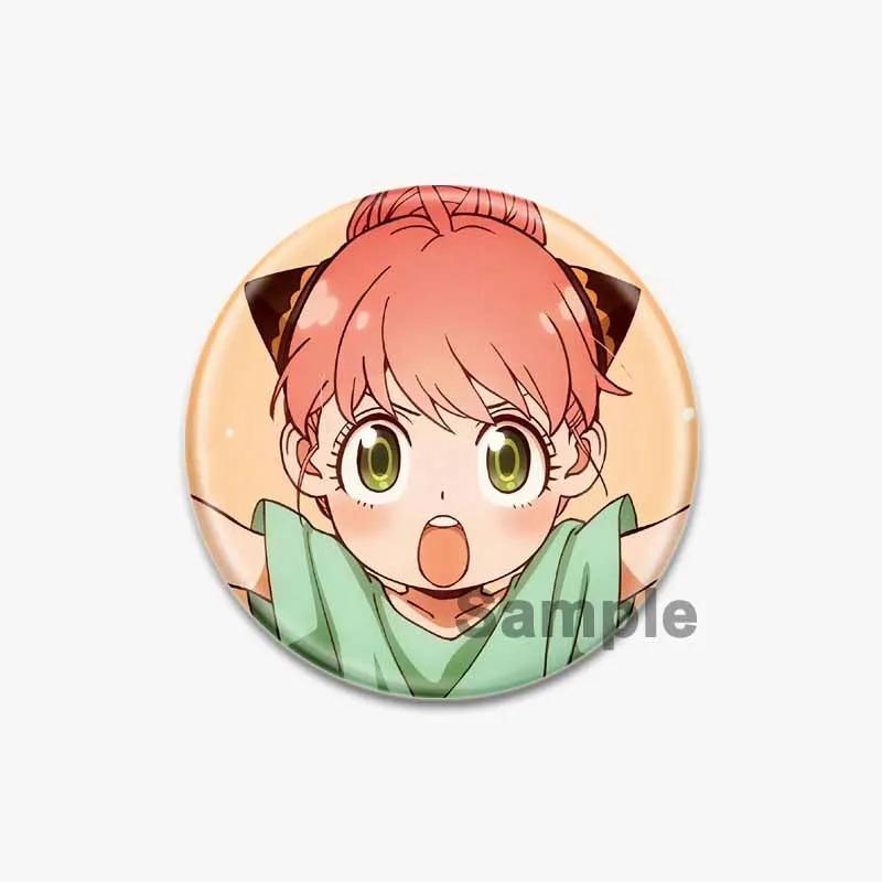 32/44/58mm SPY × FAMILY Badge Cute Anime Anya Forger/Damian Lapel Pins 58mm Round Brooch for Backpack Clothes Accessories Fan Jewelry Gift