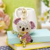 Cute Rhinestone Inlaid Koala Pendant Car Holder Bag Charm Lovely Hanging Bag Decoration Jewelry Gift Fashion Bag Charm