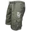 Men's -color Casual Five-pocket Pants, Loose Multi-pocket Outdoor Sports Work Pants