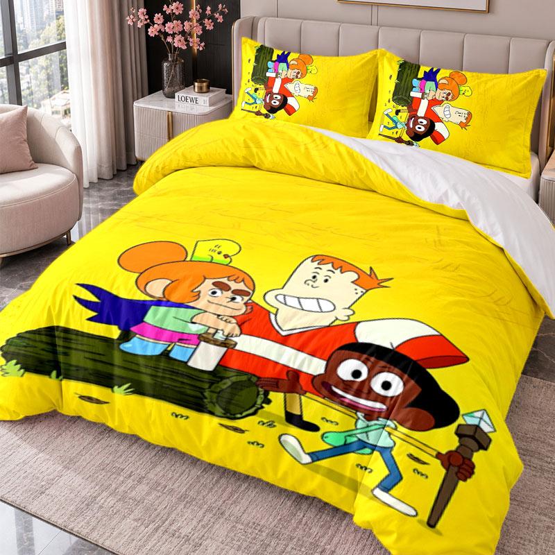 Craig of the Creek 3Pcs Bedding Set Duvet Cover With Two Pillowcases For Bedroom Home Decoration