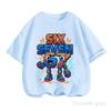 Kids Red Six Seven 67 Robot Lightning Graphic TShirt Soft Cotton Streetwear Teetk0211