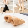 Plush Velvet Thicken Split Toe Socks Two Toe Mid-Calf Socks Winter Thermal Socks Floor Socks Japanese Tabi Socks Clogs Socks