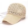 Hat Women's Summer Mesh Breathable Baseball Cap Casual Fashion Cap Outdoor Hollow Sunshade Sun Hat