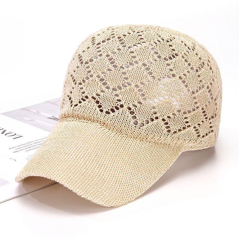Hat Women's Summer Mesh Breathable Baseball Cap Casual Fashion Cap Outdoor Hollow Sunshade Sun Hat