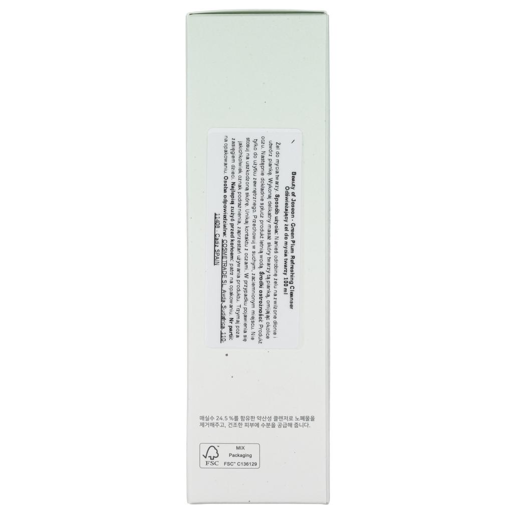 Beauty of Joseon Refreshing Facial Cleansing Gel - 100 Ml