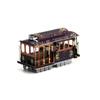 All-Metal 3D Tracked Sightseeing Tram Puzzle Toy - Stainless Steel DIY No-Glue Model