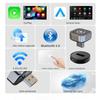 Wireless CarPlay Adapter Box Convert Wired to Wireless CarPlay Android Auto for Car Stereo