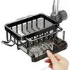 Multi-functional Kitchen Sink Storage Rack/Faucet Draining Basket