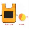 Outdoor Sport Game Props Vest Sticky Jersey Vest Game Vest Waistcoat With Sticky Ball Throwing Toys For Children Kids Sports Toy