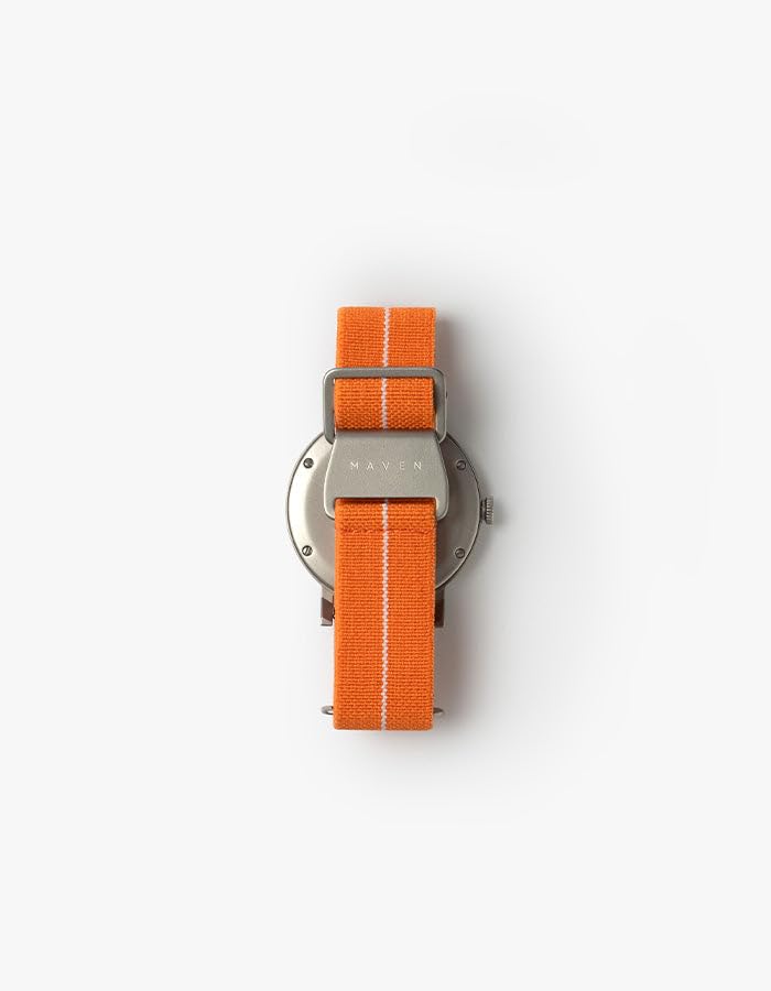 Maven Watches 34mm THE URBAN SCOUT SERIES Minimal Fashion Watch ORANGE P [Official Shop] (MUS-01 34MM)