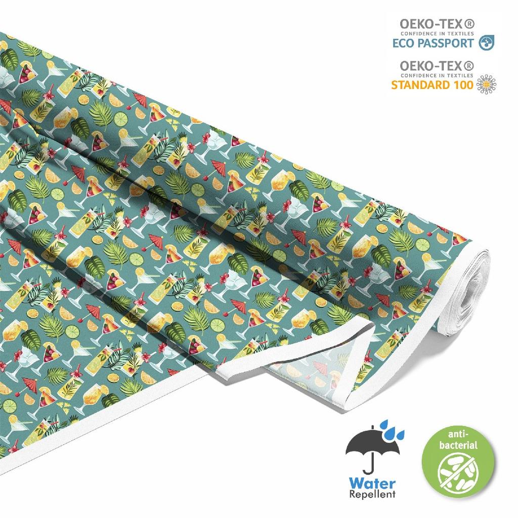 Outdoor Dekostoffe Oxford - Motiv Cocktail | Dx8669