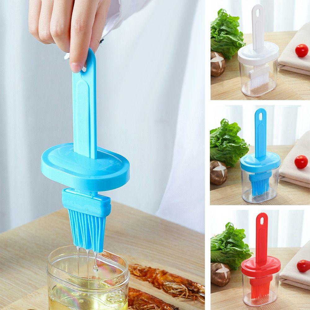 

Термостойкая масляная щетка распределителя масла с масляной щеткой для барбекю в бутылке, щетка для блина