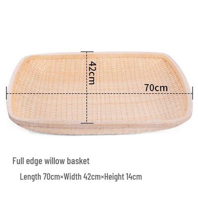 Handmade Willow Rattan Storage Basket