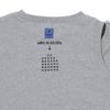 Bluetail Melange Gray Shoulder Slit Sweatshirt Aaa2ts08mg
