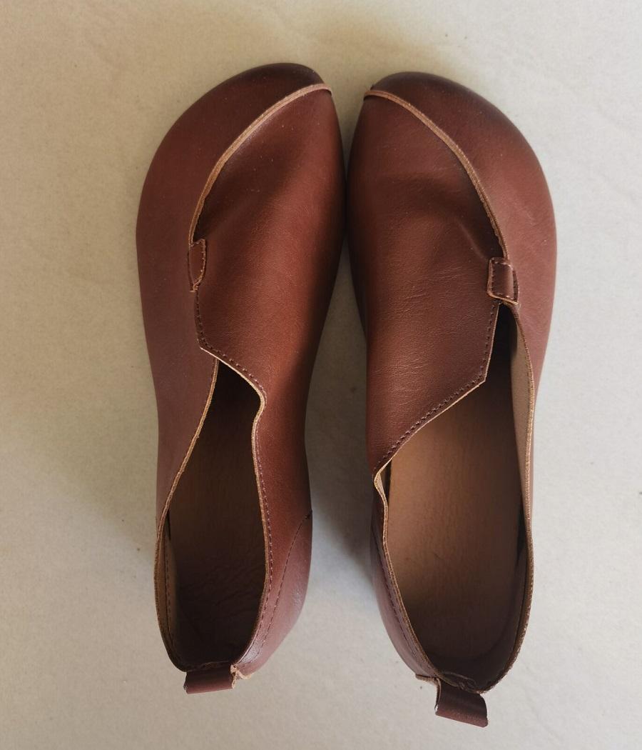 

2024 микрофибровая кожа балетки женская ортопедическая обувь широкий носок мокасины для вождения женские лаконичные слипоны простые ленивые туфли CN 37