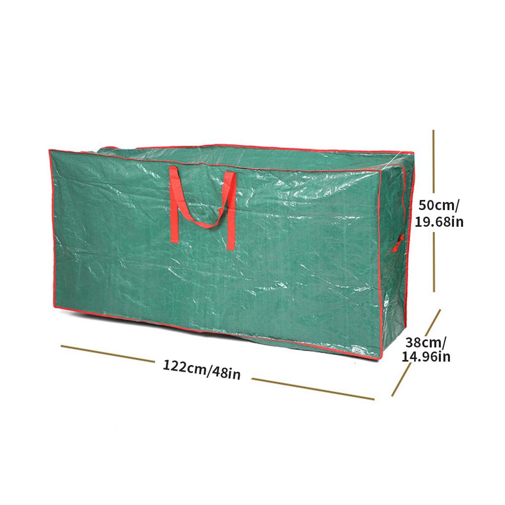 Large Capacity Cushion Storage Bag Waterproof Dustproof Outdoor Garden Furniture Protective Cover Christmas Tree Organizer