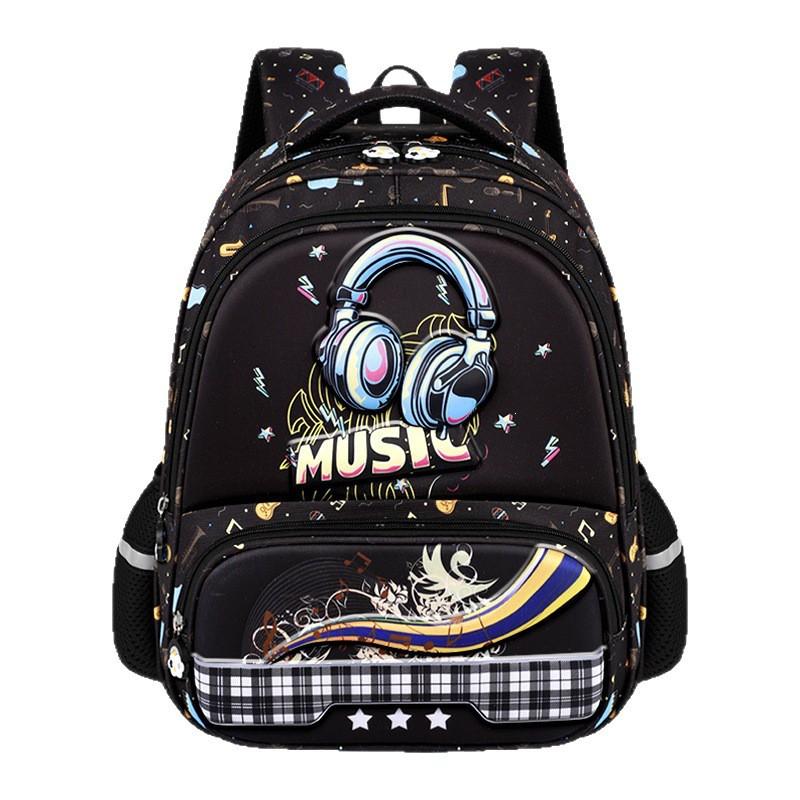 Kids School Backpack Elementary Students - Lightweight Ergonomic Design With Cartoon Prints Large Capacity Spine Support