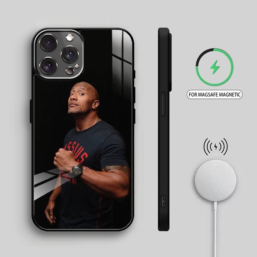 The Rock D-Dwayne Johnson-DJes Phone Case For iPhone17,16,15,14,13,12,11 Plus,Pro Max Magnetic For Magsafe Wireless Charging iPhone12mini