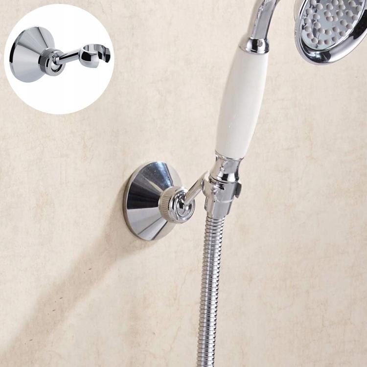Adjustable Metal Shower Head Wall Bracket, Chrome