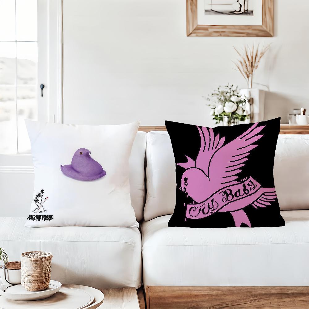 Rapper L-Lil Peep Pillow Case Suitable For Bedrooms Living Rooms Cars Home Decoration