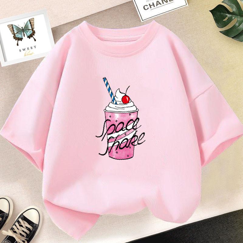 Girl Shirt Candy Lollipop Sweet T Shirts Girl Clothes Outfit Kids Tops Baby Girl Clothes T-shirts Child Clothing