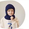 2Pcs/set Winter Kids Hat Scarf Child Bonnet Snowflake Pattern Knitted Young Age Hats Outdoor Children Warm Accessories 4-10Y