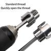 4/6 Points Pvc Pipe Threader Maker Kit Electric Drill Compatible PVC Pipe Threader Kit Pipe Threading Tool For Thread Cutting