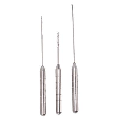Set di Aghi per Esca da Pesca Combo 3 in 1 Set in Lega di Alluminio Attrezzo per Attrezzatura da Pesca alla Carpa Kit di Attrezzi per Montaggio