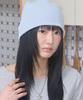 Kiibi Cozy Stripe Reversible Beanie Sky Blue