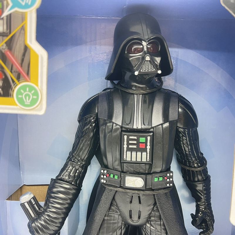 Latest Inventory 30Cm War Anime Figure Darth Vader Glowing Voice Acting Figure Desktop Decoration Halloween Surprise Gift