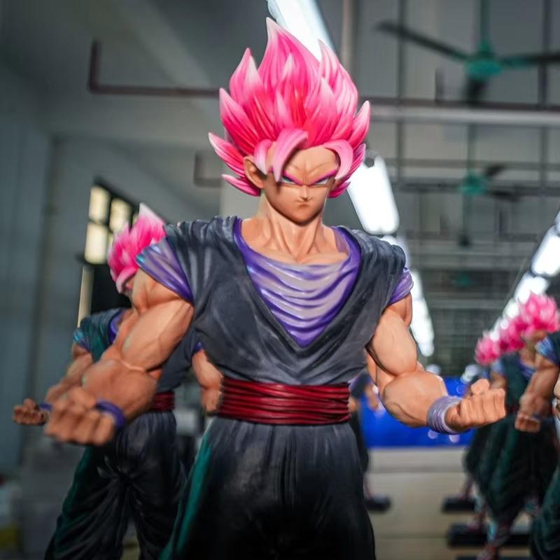 Goku Rose Son Goku Super Saiyan 2 Ssj2 Anime Figure Pvc Model Statue Collection Desktop Decoration Birthday Gift