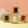 Resin Frame Jewelry Display Stand Velvet Ring Display Stand Photo Frame Earring Holder  Daily