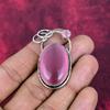 Pink Monalisa Pendant, 925 Sterling Silver Pendant Jewelry. Gift For Women Handmade Pendant Gemstone Jewelry