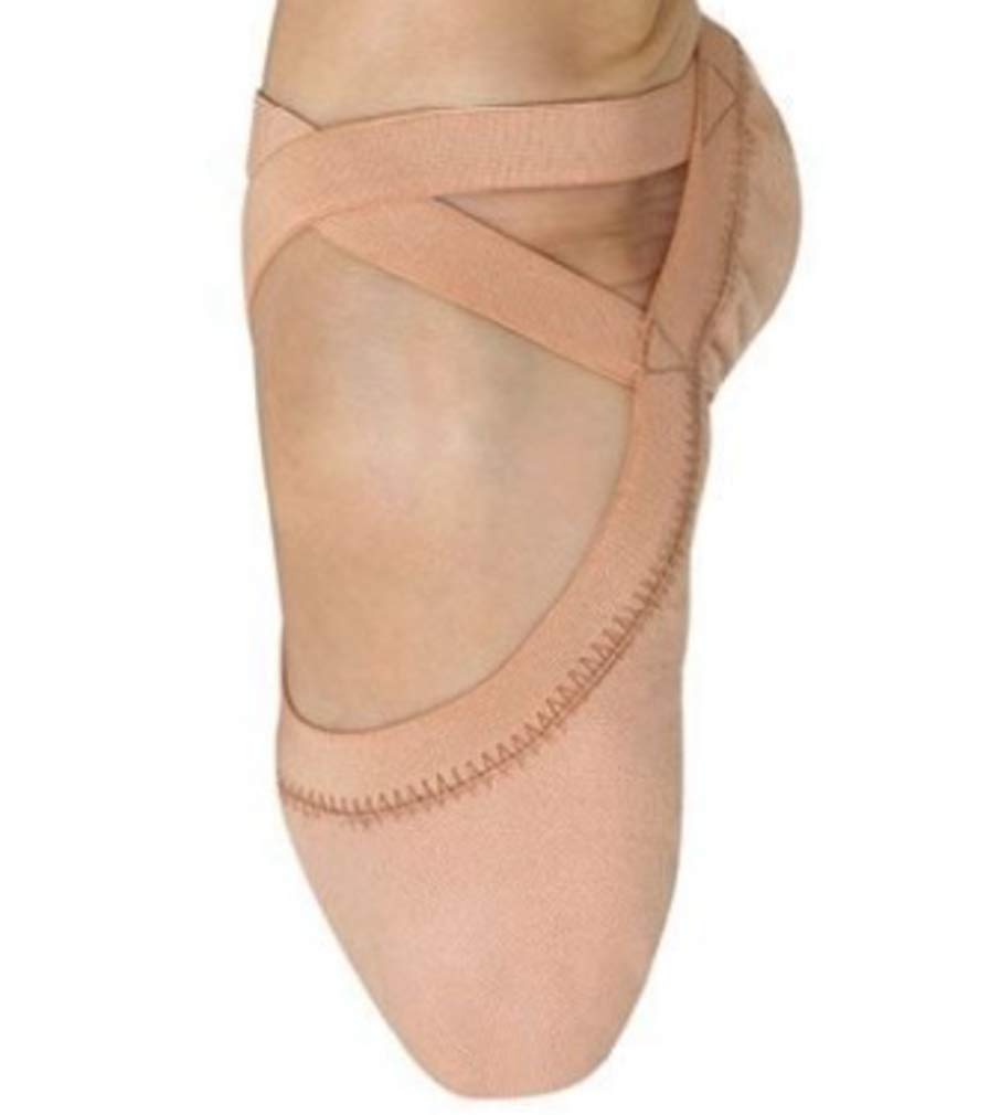 BLOCH Pro Elastic Baletní Velikosti Tělová Béžová Plátěnky, 25cm, 25.5cm, 26cm, 26.5cm, 27cm, 27.5cm, (Svěží béžová, 8,5 cm (28 cm))