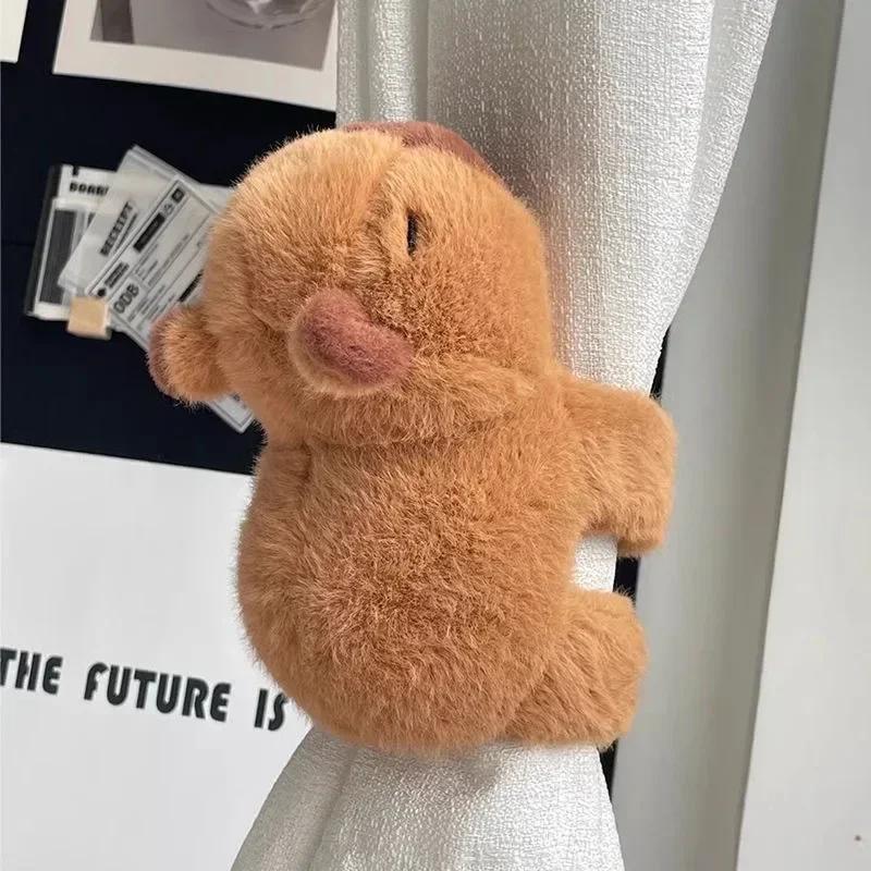 1-10PCS Rytanda Capybara Clap Circle Toys  Capybara Plush Hand Ring Fun Pop Circles Kids  Gift Slap Snap Wrap Wristband Bracelet