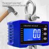 Digital Hanging Scale with Remote Control 1000kg/ 2204lbs Portable Hvy Duty Crane Scale LCD Backlight Industrial Hook Scales Unit Change/ Data Hold/ T