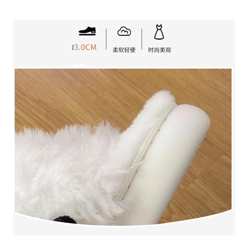 Pantofole di pecora coccolose uomo inverno imbottite casa pantofole pelose scarpe ciabatte da uomo nuove pantofole soffici scarpe cosplay regalo unisex