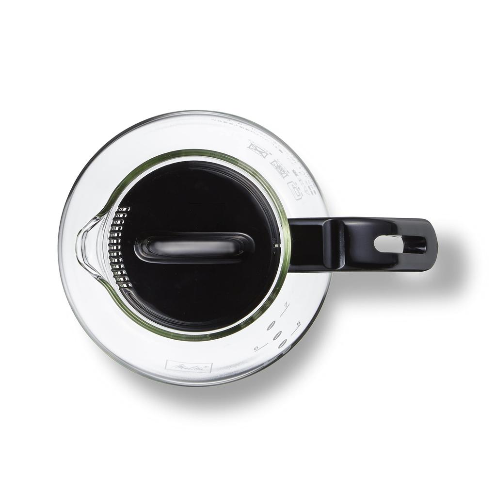 Melitta Coffee Tea Server Glass Tea Strain Included 1L 8 Cups Glass Pot Caferina Series MJ-9303 Clear