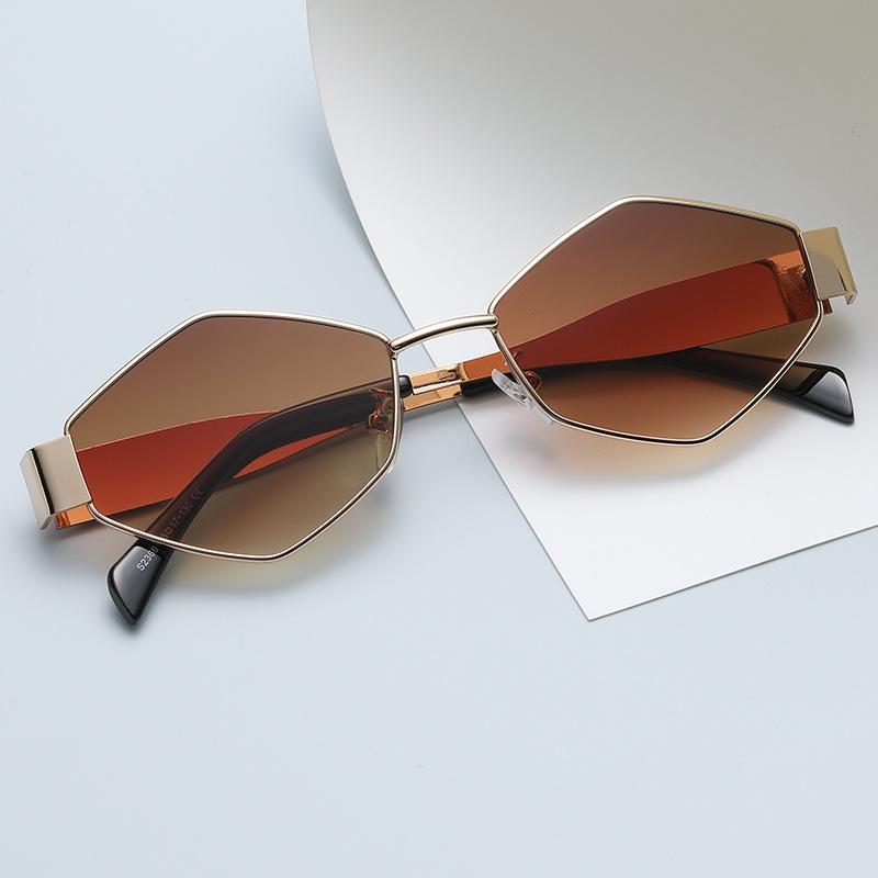 Vintage Square Sunglasses Women Men Retro Polygon Sun Glasses Unisex Special Shaped Eyewear Oculos De Sol Fashion Eyeglass