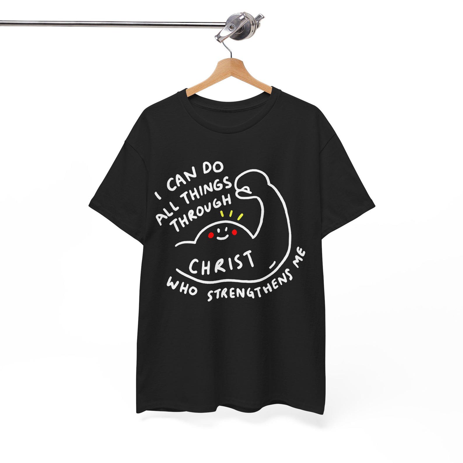 I Can Do All Things Through ChrisT shirt - Christian Faith Tee S