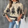 YYFS Women's Fashion Casual Spring Autumn Long Sleeve V-Neck Blouses & Shirts